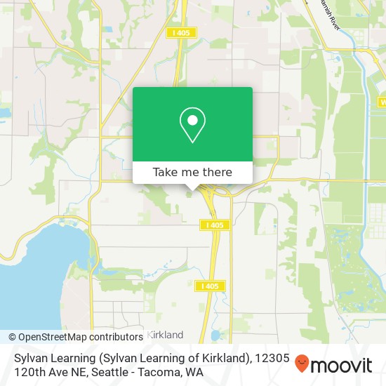 Mapa de Sylvan Learning (Sylvan Learning of Kirkland), 12305 120th Ave NE