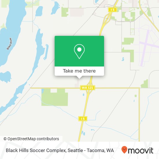 Mapa de Black Hills Soccer Complex, Kappert Ln SW