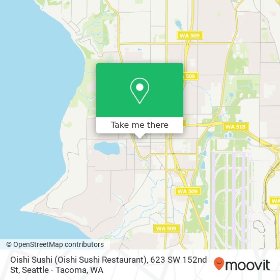 Oishi Sushi (Oishi Sushi Restaurant), 623 SW 152nd St map