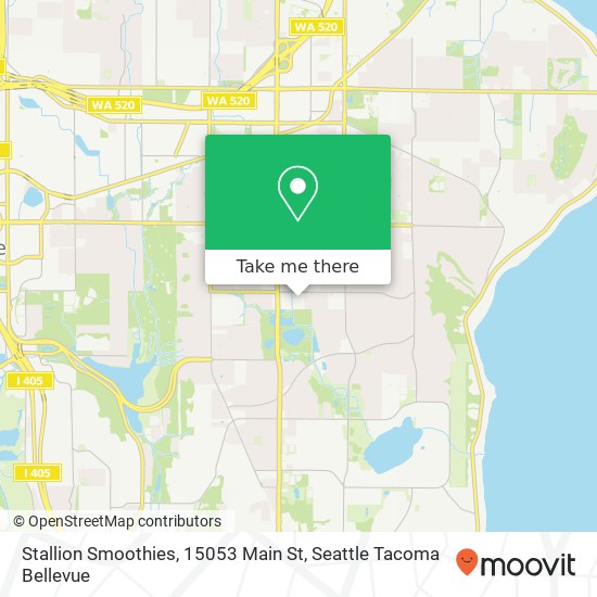 Mapa de Stallion Smoothies, 15053 Main St