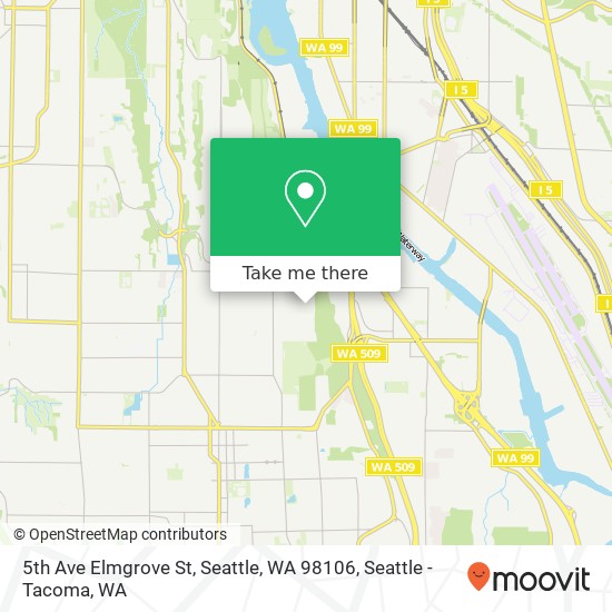 5th Ave Elmgrove St, Seattle, WA 98106 map