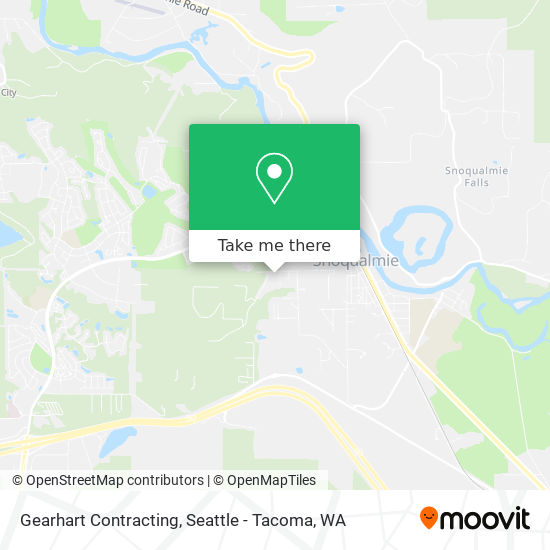 Gearhart Contracting map