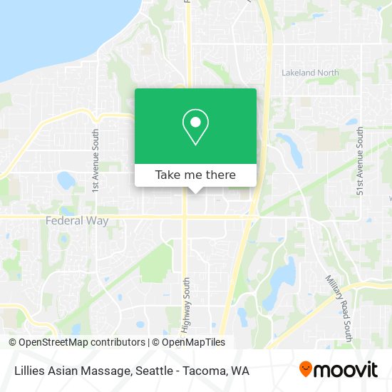 Lillies Asian Massage map