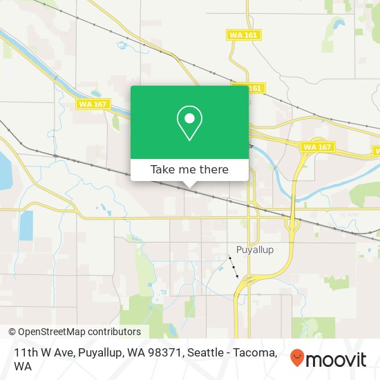 Mapa de 11th W Ave, Puyallup, WA 98371