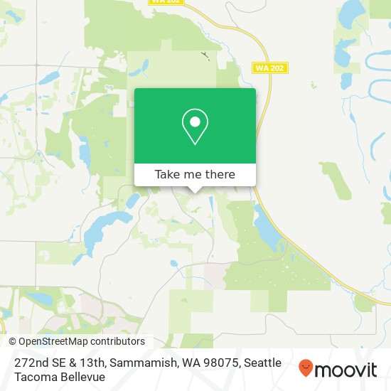 Mapa de 272nd SE & 13th, Sammamish, WA 98075