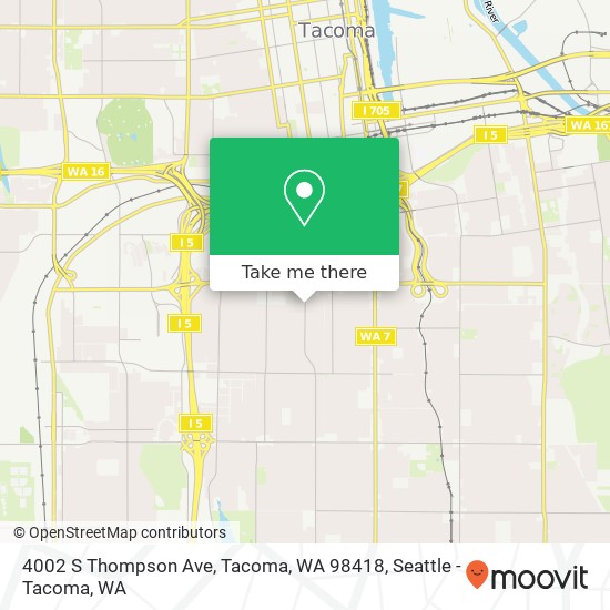 4002 S Thompson Ave, Tacoma, WA 98418 map