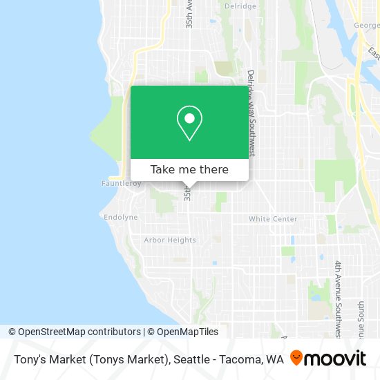 Tony's Market (Tonys Market) map