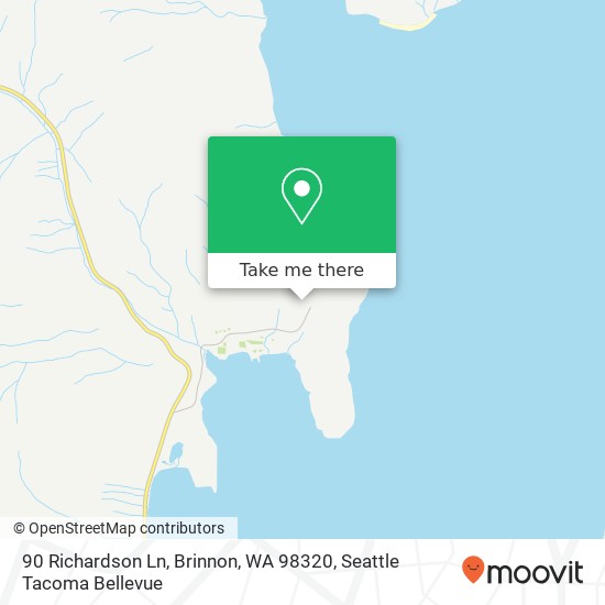 90 Richardson Ln, Brinnon, WA 98320 map