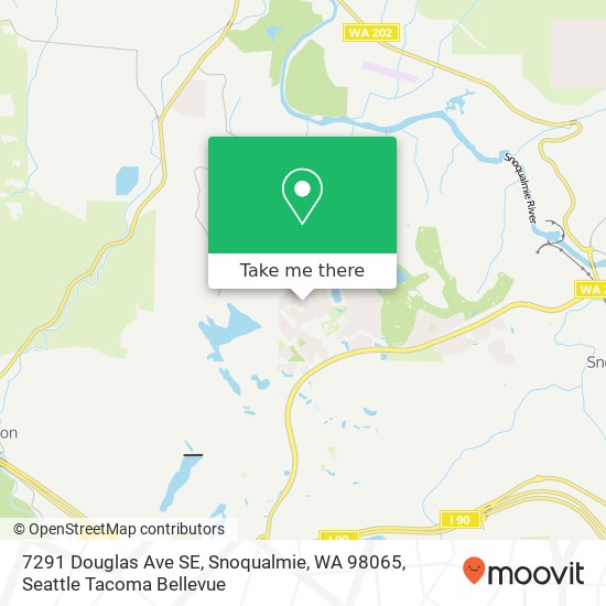 7291 Douglas Ave SE, Snoqualmie, WA 98065 map
