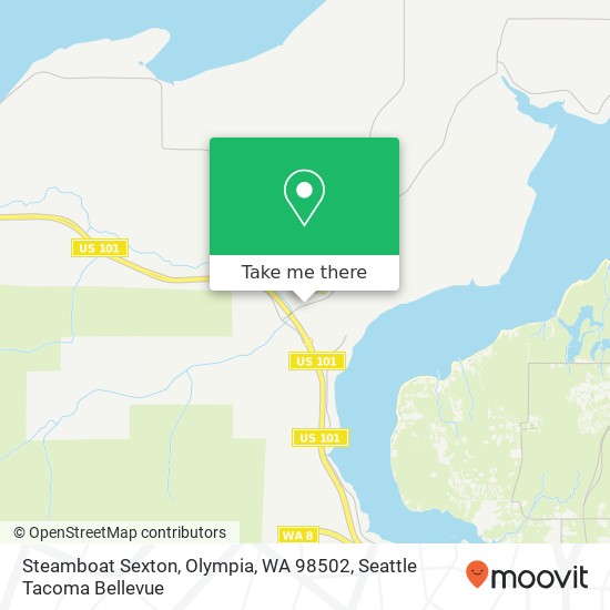 Mapa de Steamboat Sexton, Olympia, WA 98502