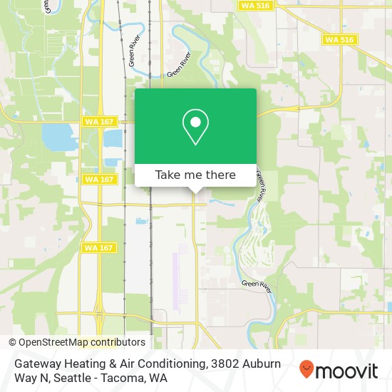 Gateway Heating & Air Conditioning, 3802 Auburn Way N map