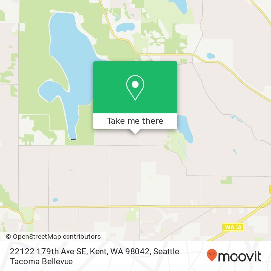 22122 179th Ave SE, Kent, WA 98042 map