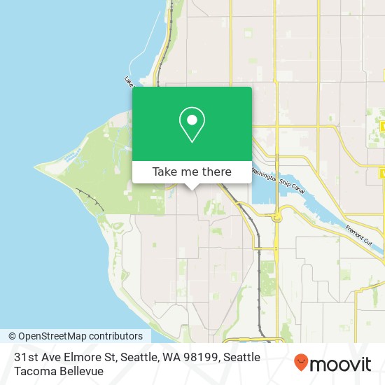 31st Ave Elmore St, Seattle, WA 98199 map