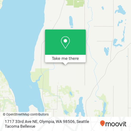 Mapa de 1717 33rd Ave NE, Olympia, WA 98506