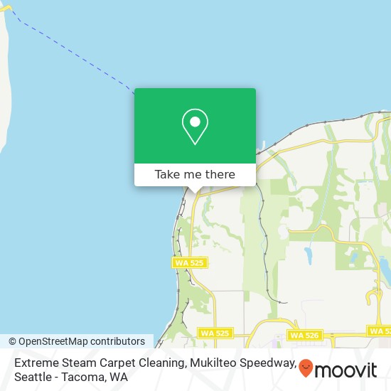 Mapa de Extreme Steam Carpet Cleaning, Mukilteo Speedway