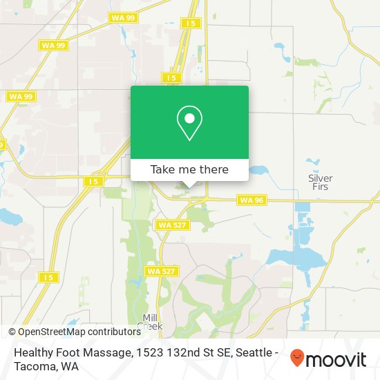 Mapa de Healthy Foot Massage, 1523 132nd St SE