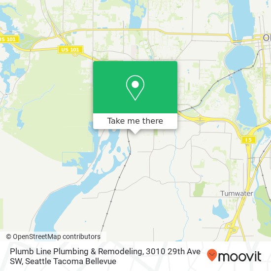 Mapa de Plumb Line Plumbing & Remodeling, 3010 29th Ave SW