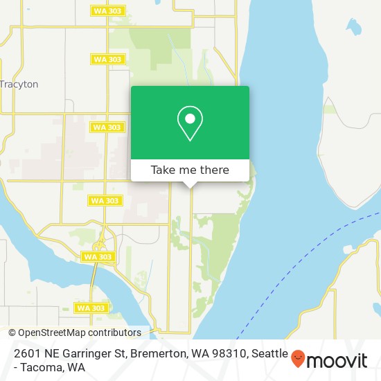 2601 NE Garringer St, Bremerton, WA 98310 map