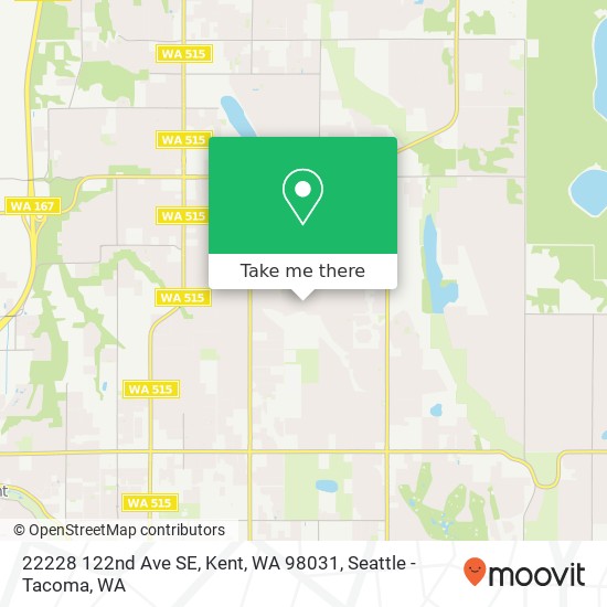 22228 122nd Ave SE, Kent, WA 98031 map