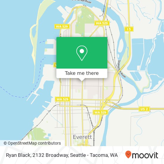 Ryan Black, 2132 Broadway map