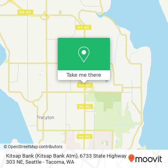 Kitsap Bank (Kitsap Bank Atm), 6733 State Highway 303 NE map