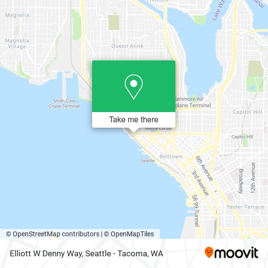 Mapa de Elliott W Denny Way