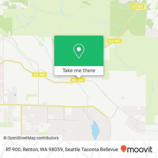 Mapa de RT-900, Renton, WA 98059