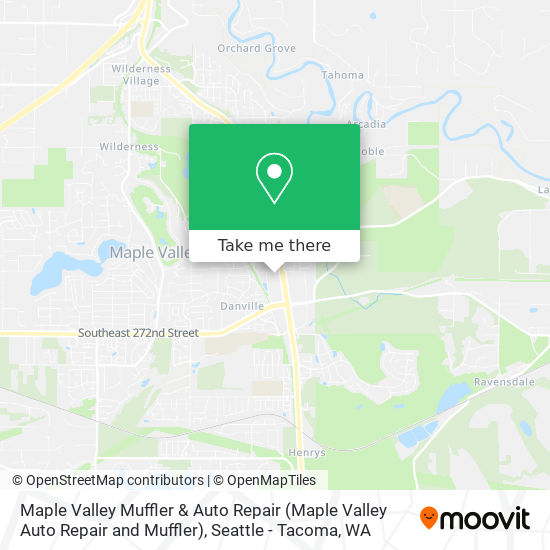 Mapa de Maple Valley Muffler & Auto Repair