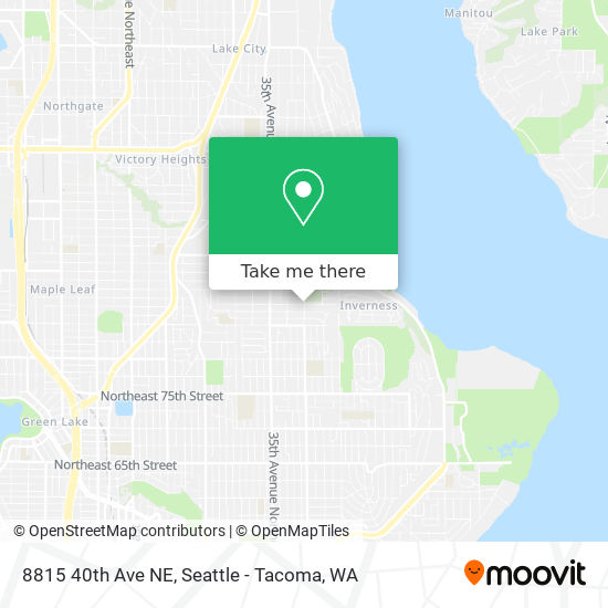 Mapa de 8815 40th Ave NE