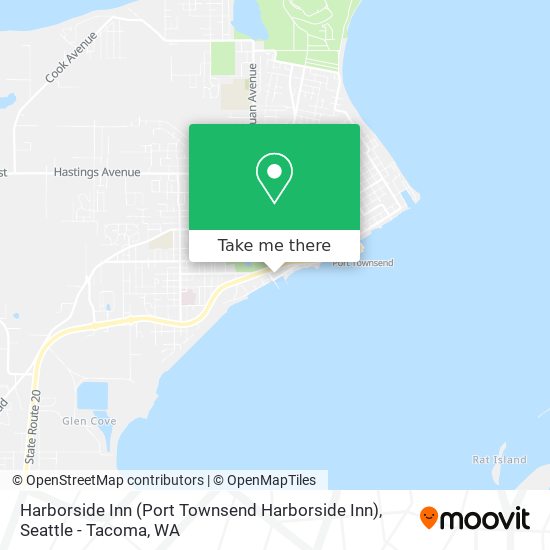 Mapa de Harborside Inn (Port Townsend Harborside Inn)