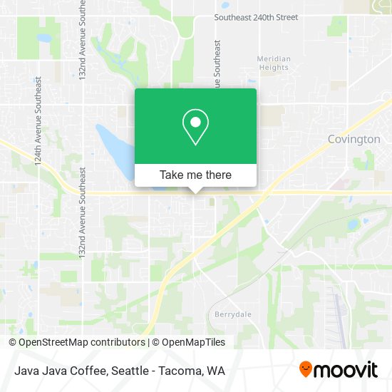 Mapa de Java Java Coffee