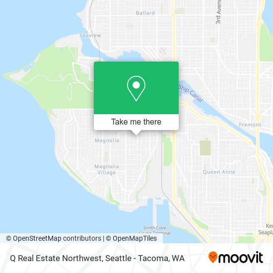 Q Real Estate Northwest map