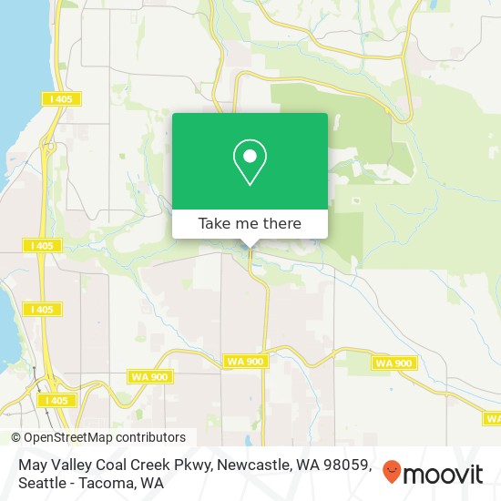 May Valley Coal Creek Pkwy, Newcastle, WA 98059 map