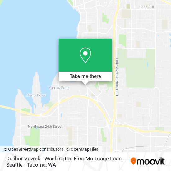 Dalibor Vavrek - Washington First Mortgage Loan map