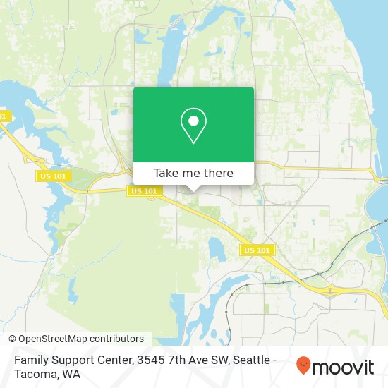 Mapa de Family Support Center, 3545 7th Ave SW