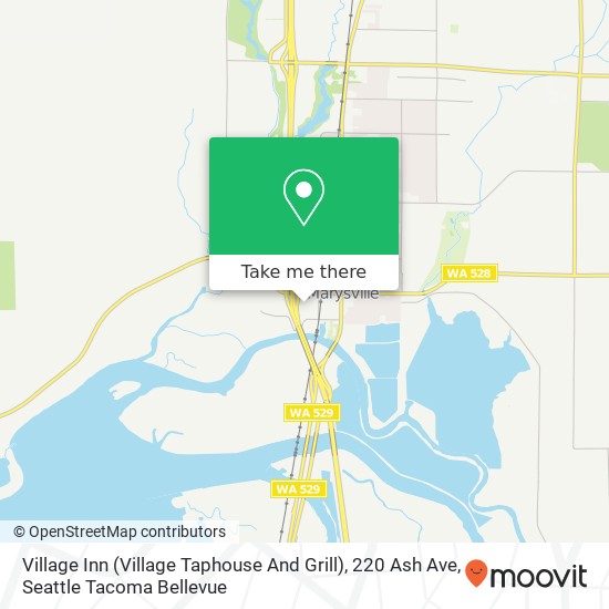 Mapa de Village Inn (Village Taphouse And Grill), 220 Ash Ave