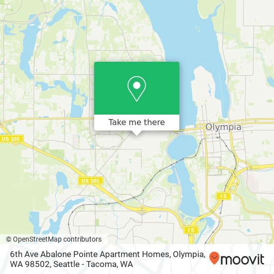 6th Ave Abalone Pointe Apartment Homes, Olympia, WA 98502 map