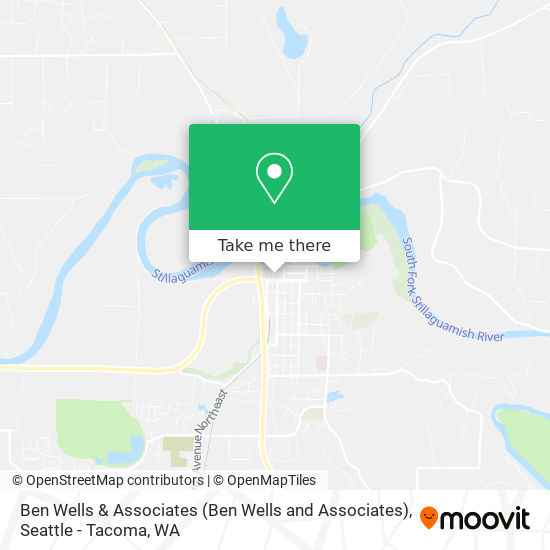 Ben Wells & Associates map