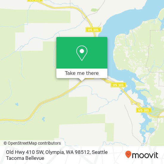 Mapa de Old Hwy 410 SW, Olympia, WA 98512