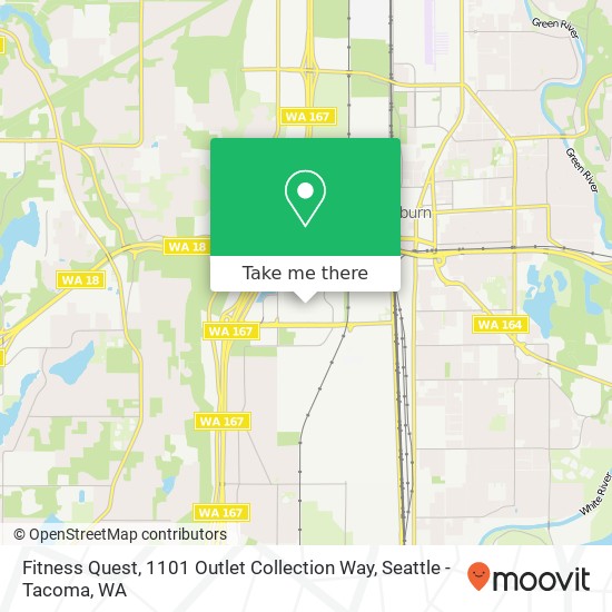 Fitness Quest, 1101 Outlet Collection Way map