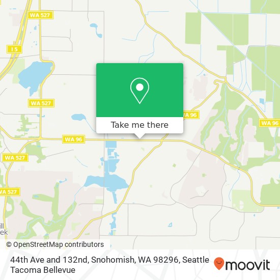 Mapa de 44th Ave and 132nd, Snohomish, WA 98296