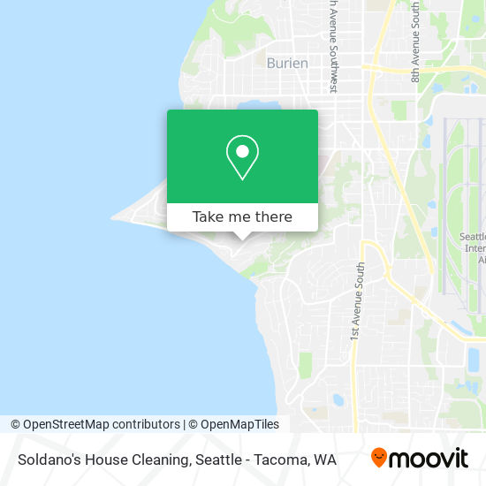 Soldano's House Cleaning map