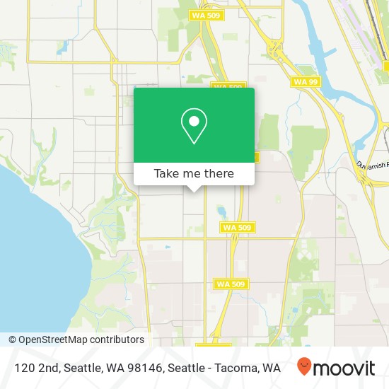 Mapa de 120 2nd, Seattle, WA 98146