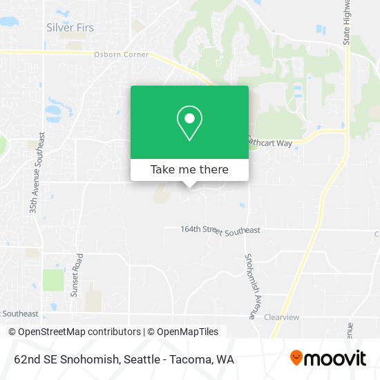 Mapa de 62nd SE Snohomish