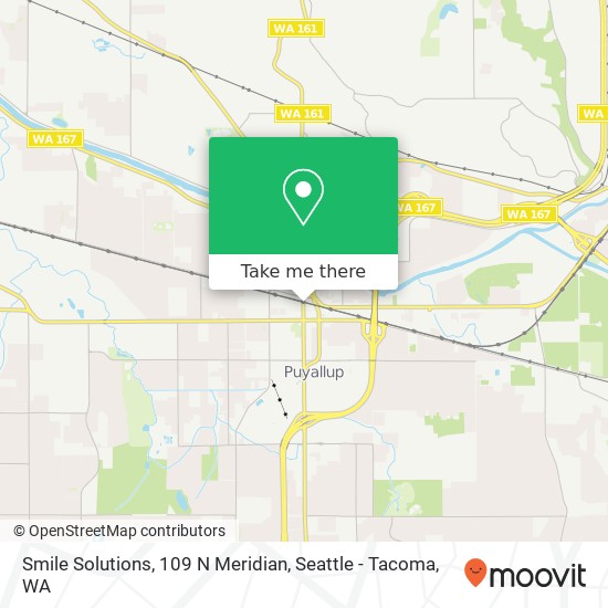 Mapa de Smile Solutions, 109 N Meridian