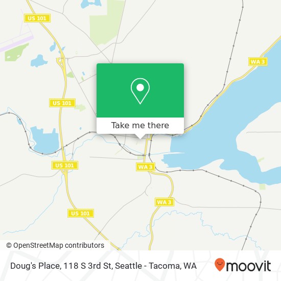 Mapa de Doug's Place, 118 S 3rd St
