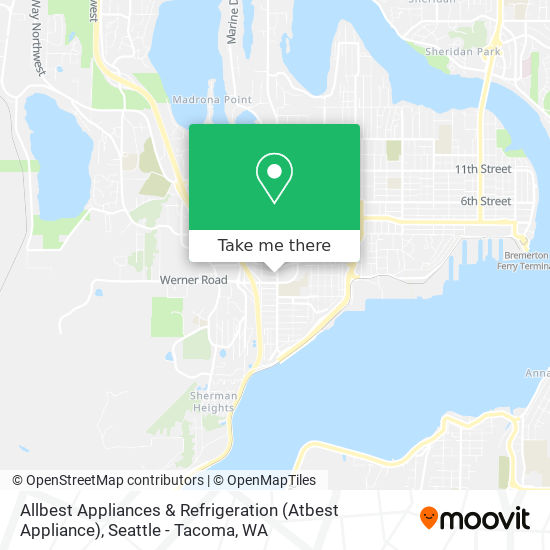 Mapa de Allbest Appliances & Refrigeration (Atbest Appliance)