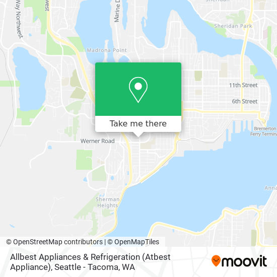 Allbest Appliances & Refrigeration (Atbest Appliance) map