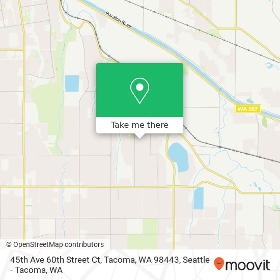 45th Ave 60th Street Ct, Tacoma, WA 98443 map