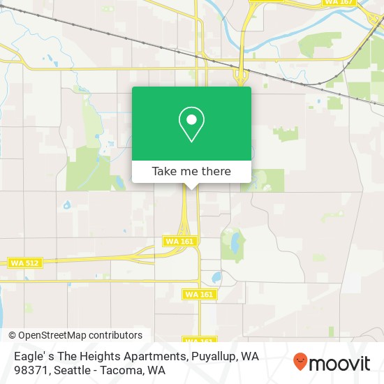 Eagle' s The Heights Apartments, Puyallup, WA 98371 map